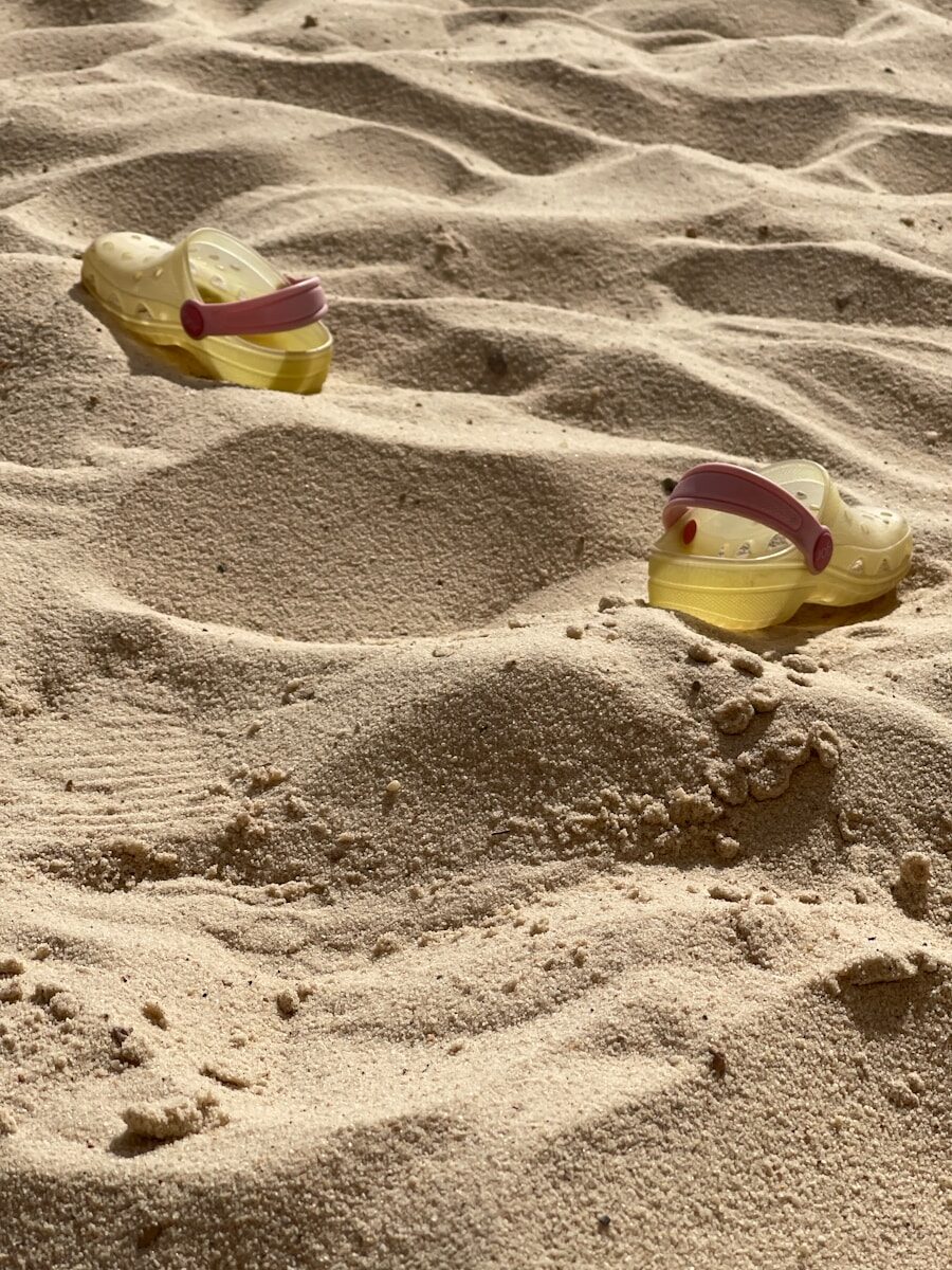 Flip flops on Palm Beach sand